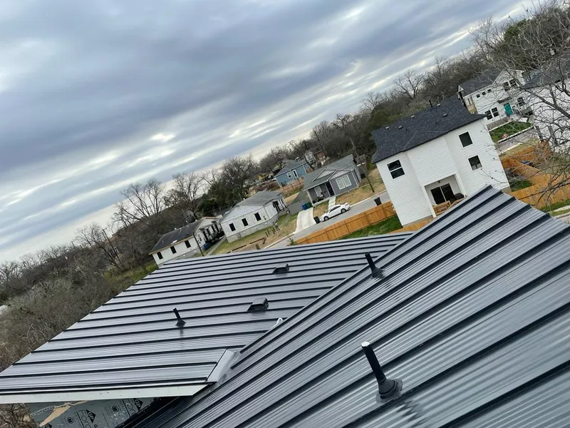 Standing seam metal roof panels with vents for Skylight Repair in West Columbia